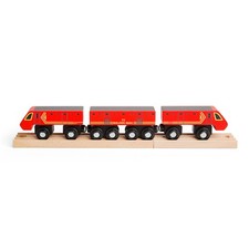 Bigjigs rail red postal - red, train