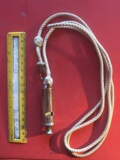 Police Style Whistle Silver