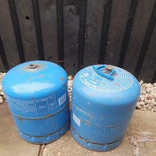 2x Camping Gaz 907 Empty Gas Bottles - bargain - for cheaper refills