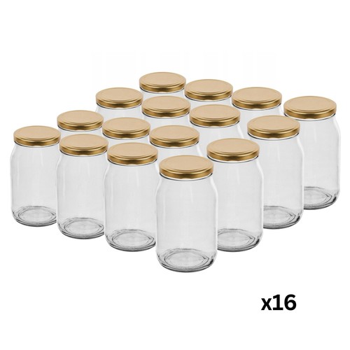 Glass jars 900ml with lid - glass,