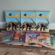 Vintage, 1992/1993Orbis Play Dinosaurs Magazines 1-91  (1-39 in folders) Perfect