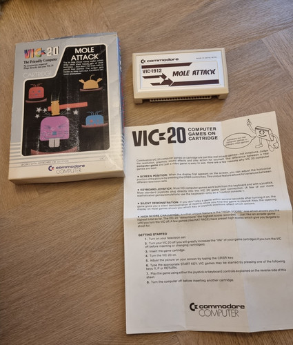 Vic mole attack - 20, cartridge