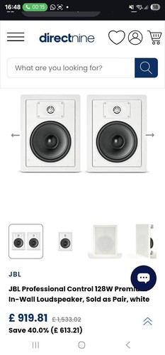 Jbl professional control 128w - jbl,