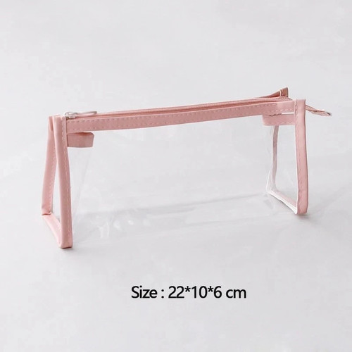 Clear plastic pencil case - pencil,