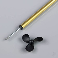 Model boat propeller - model, shaft