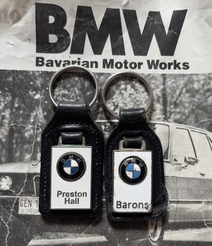 Two genuine bmw keyrings - genuine,