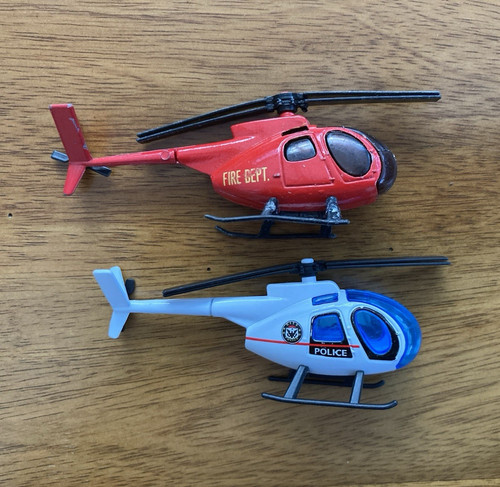 Diecast police fire dept - 2x,