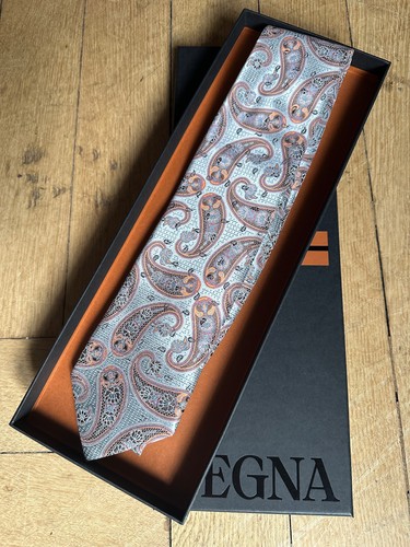 Ermenegildo zegna paisley silk - paisley,