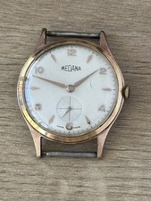 Vintage Medana Gold Plated Mens Watch - Spares/Repairs