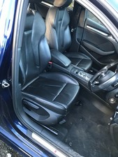 13-19 AUDI A3 S3 8V LEATHER INTERIOR FRONT SEATS ONLY HEATED 5 DOOR SPORTBACK