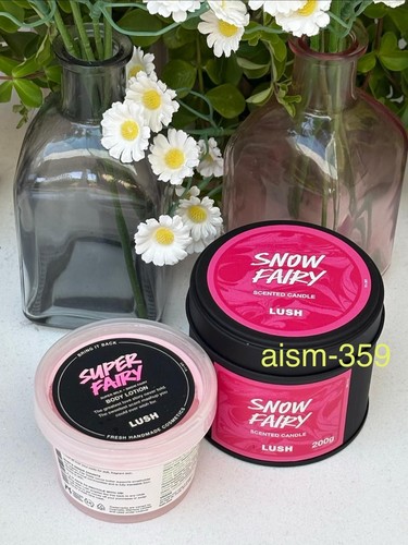 Lush snow fairy candle - fairy,