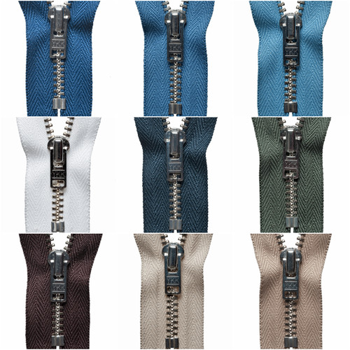 Ykk metal trouser zips - trouser,