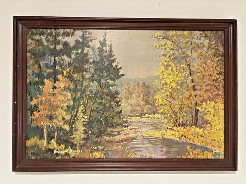 Vintage signed hogg landscape - signed,