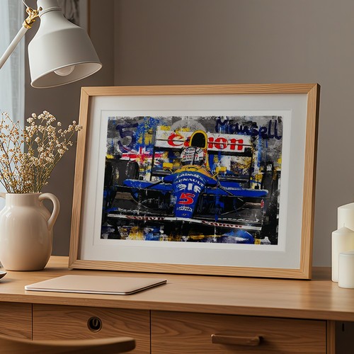 Nigel mansell champion a3 - nigel,
