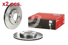X2 PCS FRONT BRAKE DISC ROTORS