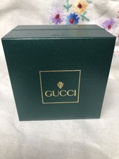 Gucci Olive Green Small Box Case Original Shop Window Watch Display Need Lining