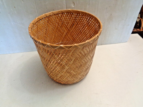 Ikea woven basket with - -,