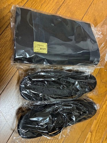 Mourning sandals bag - &, set