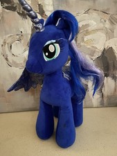 Build a Bear Workshop My Little Pony - Princess Luna Blue Unicorn Soft Toy LE