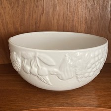 Fruit Bowl White Large Ceramic