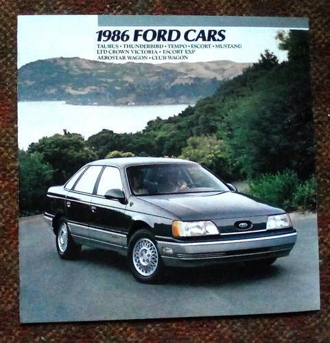 1986 ford brochure mustang ltd - 1986,