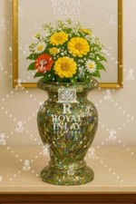 12" Abalone shell Inlay Vase