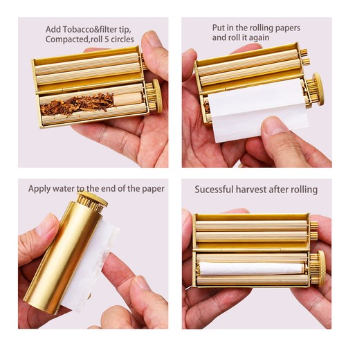 Antique brass cigarette roller - antique,
