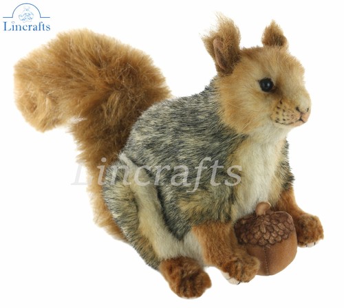 Hansa crouching grey squirrel - crouching,