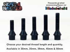 M12x1 extended longer black - m12x1.5,
