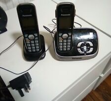Panasonic KX-TG6621E Cordless Twin Phone & Answering Machine (one screen not wor