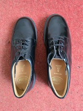 Solovair black leather - black, 4-eye