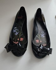 Ted Baker Origami Bow Flat Ballerina Black  Shoes Women’s Uk6.5 EU40