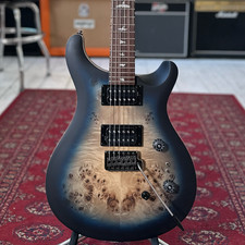 PRS SE Custom 24-08 Limited Edition Poplar Burl - Lake Blue Midnight Burst