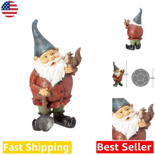 Funny garden gnome statue - garden,