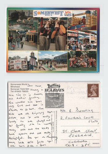 Vintage postcard somerwest - vintage,