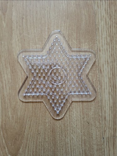 Clear star perler bead - bead, 5mm