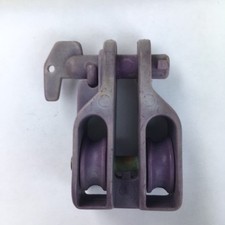 Tough Plastic Three Sheave Pulley Block With Removable Locking Pin