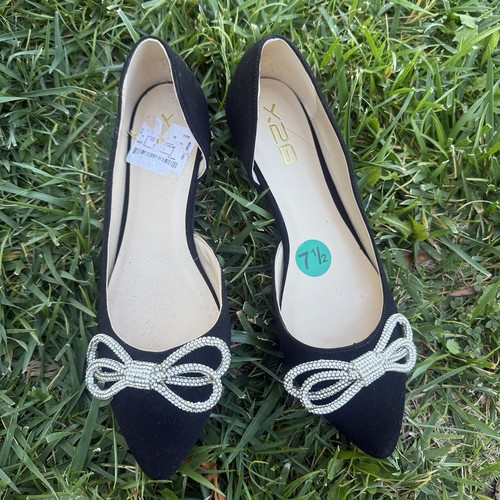 Black rhinestone bow - black,