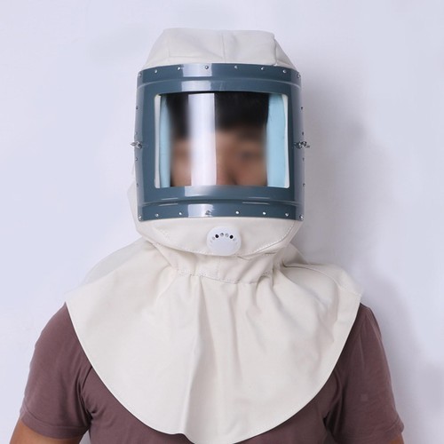 Sandblasting protective hood - sandblasting,