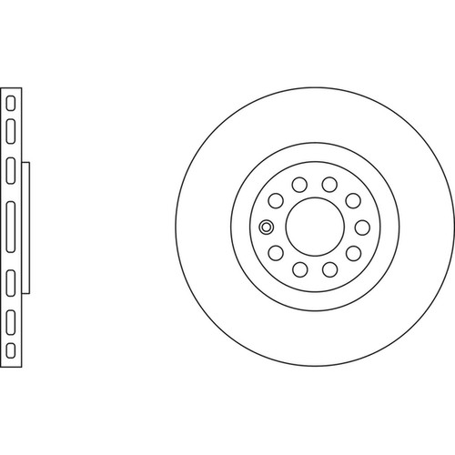 Brake discs vented - vented, vw
