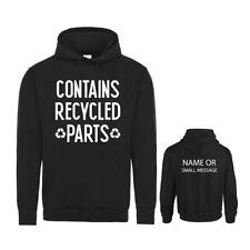 Contains recycled Parts Organ transplant  Donation Hoodie Personalised Gift