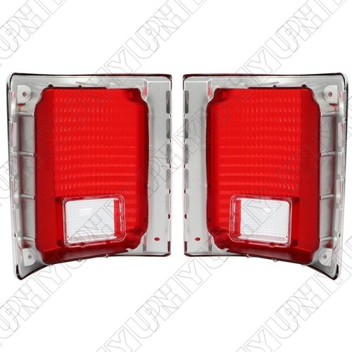 Pair tail light lamp lens - tail,
