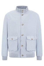 GUESS Light Blue Suede Bomber