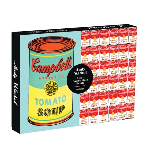 Andy warhol soup can - warhol, 2-sided