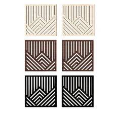 2x Wooden Wall Art Decor Wall