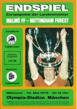 EUROPEAN CUP FINAL 1979 Nottingham Forest v Malmo - RARE Orange border edition