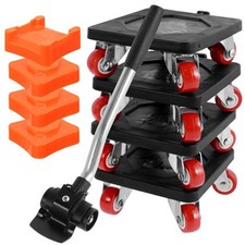4Pcs Heavy Duty Furniture Moving Wheels Set 880LB Lifter and Mover Tool Biubi