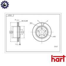 2x BRAKE DISC 215 657 FOR PLYMOUTH VOYAGER/GRAND PROWLER/Convertible  DODGE
