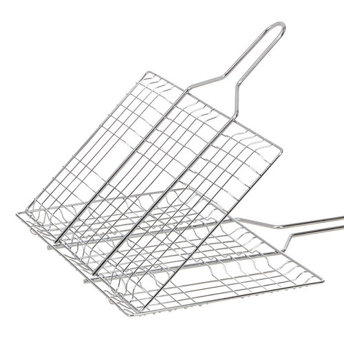 Outdoor bbq mesh grill basket - outdoor,