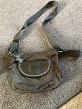 Radley Olive Green Nylon Leather & Canvas Cross Body Bag! Excellent Condition